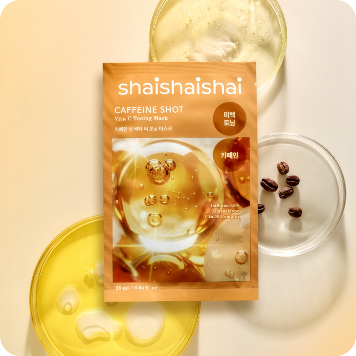 カフェインショット ビタC トーニング マスク